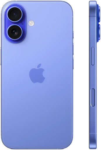 Смартфон Apple iPhone 16 128GB Ultramarine (nanoSIM+eSIM)