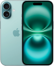 Смартфон Apple iPhone 16 128GB Turquoise (nanoSIM+eSIM)
