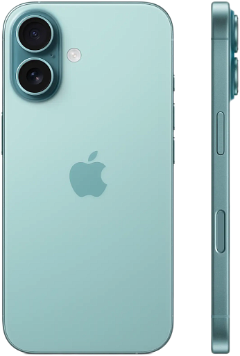 Смартфон Apple iPhone 16 128GB Turquoise (nanoSIM+eSIM)