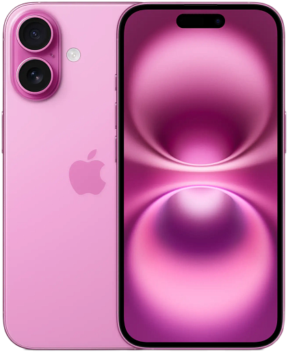 Смартфон Apple iPhone 16 128GB Pink (nanoSIM+eSIM)