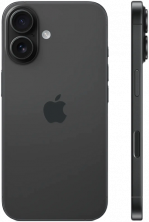 Смартфон Apple iPhone 16 128GB Black (nanoSIM+eSIM)